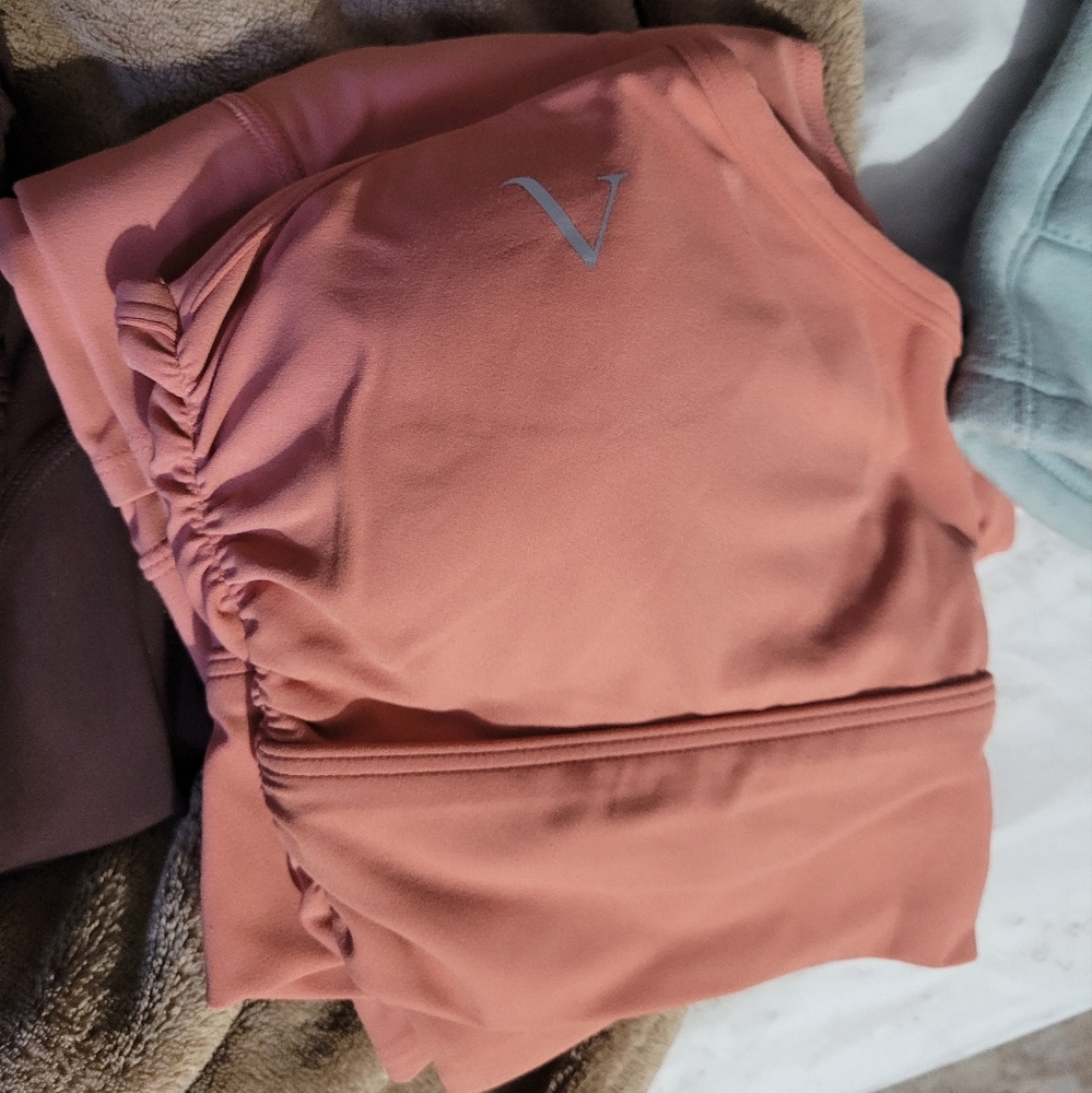 Coral Sports Bra By Vitae Apparel. Size 6/M